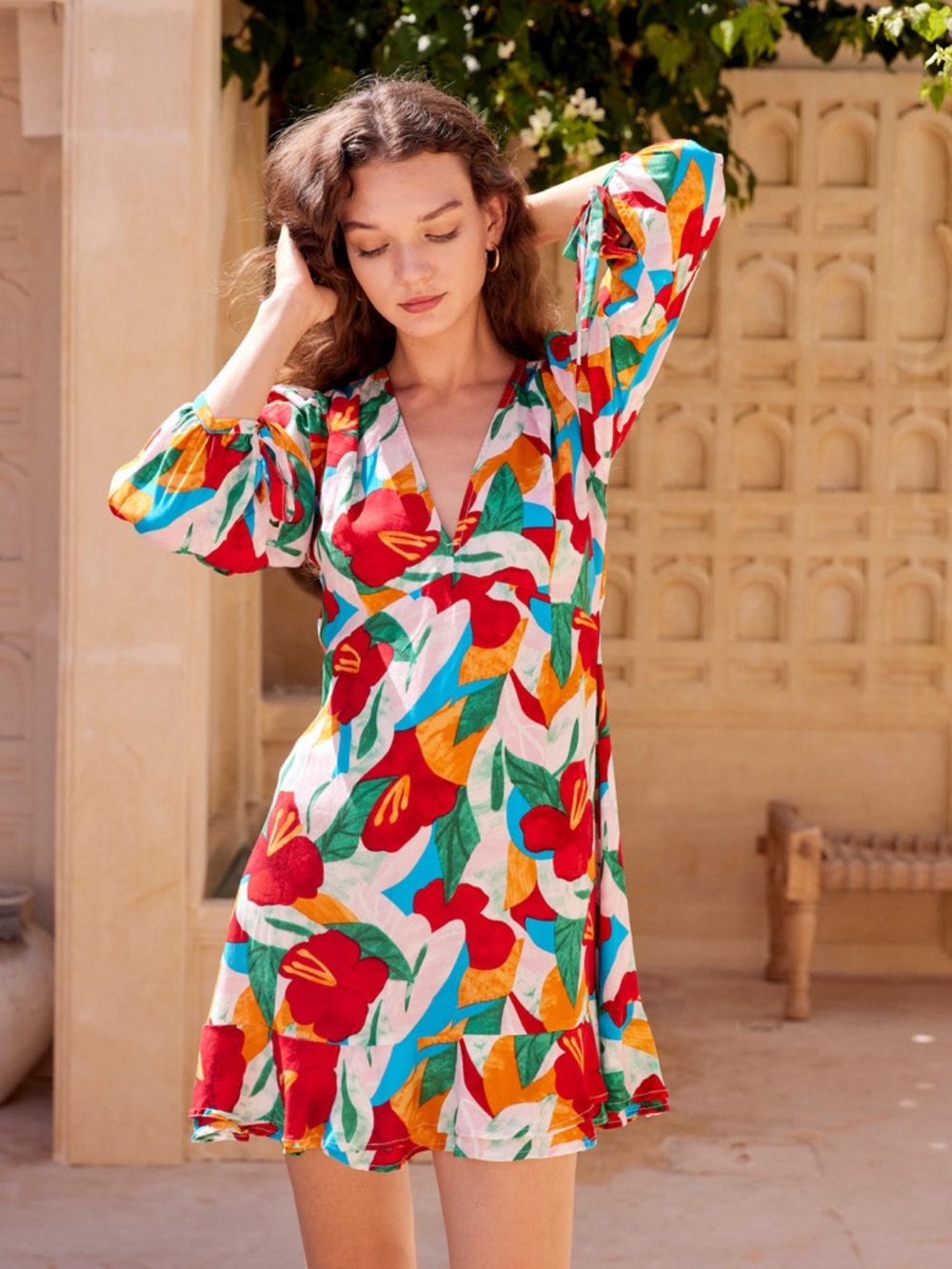 NWT Yireh Aster Dress in Tropicana